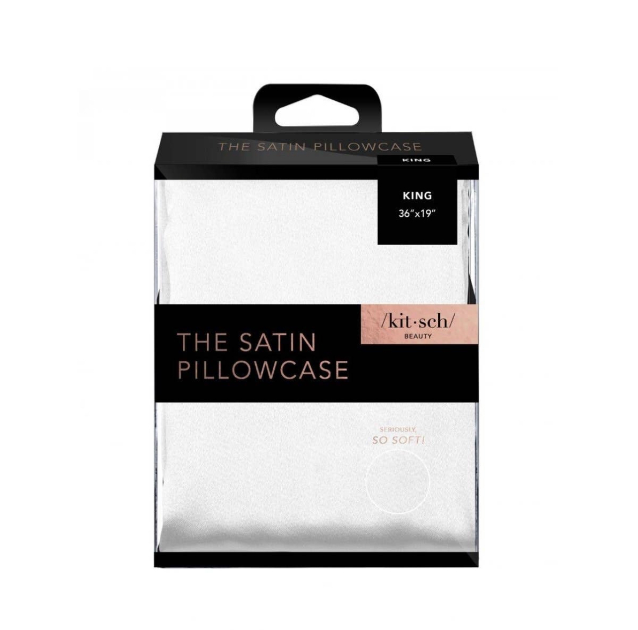 Satin Pillowcase King - Ivory