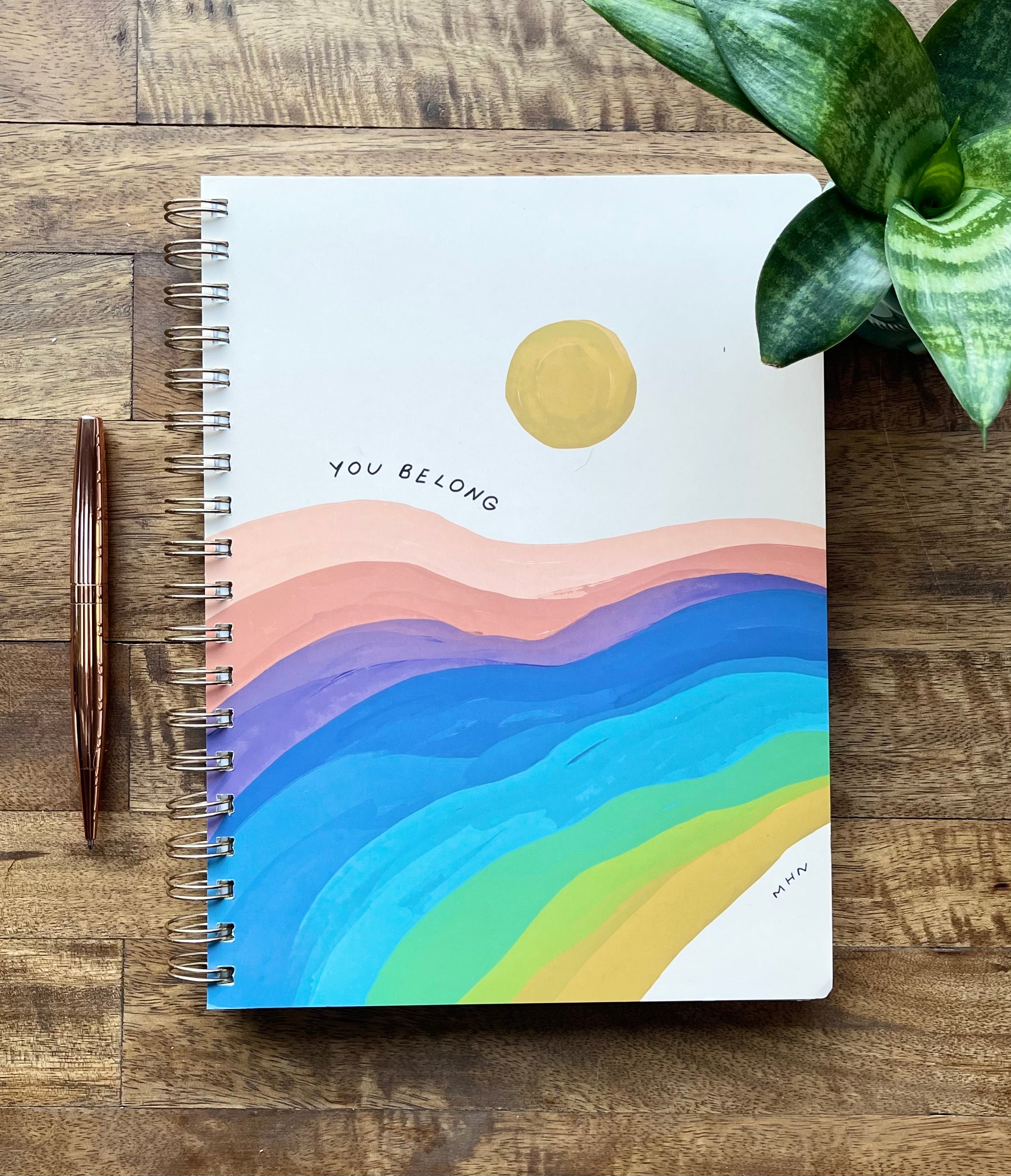 “You Belong” spiral notebook – kinshel