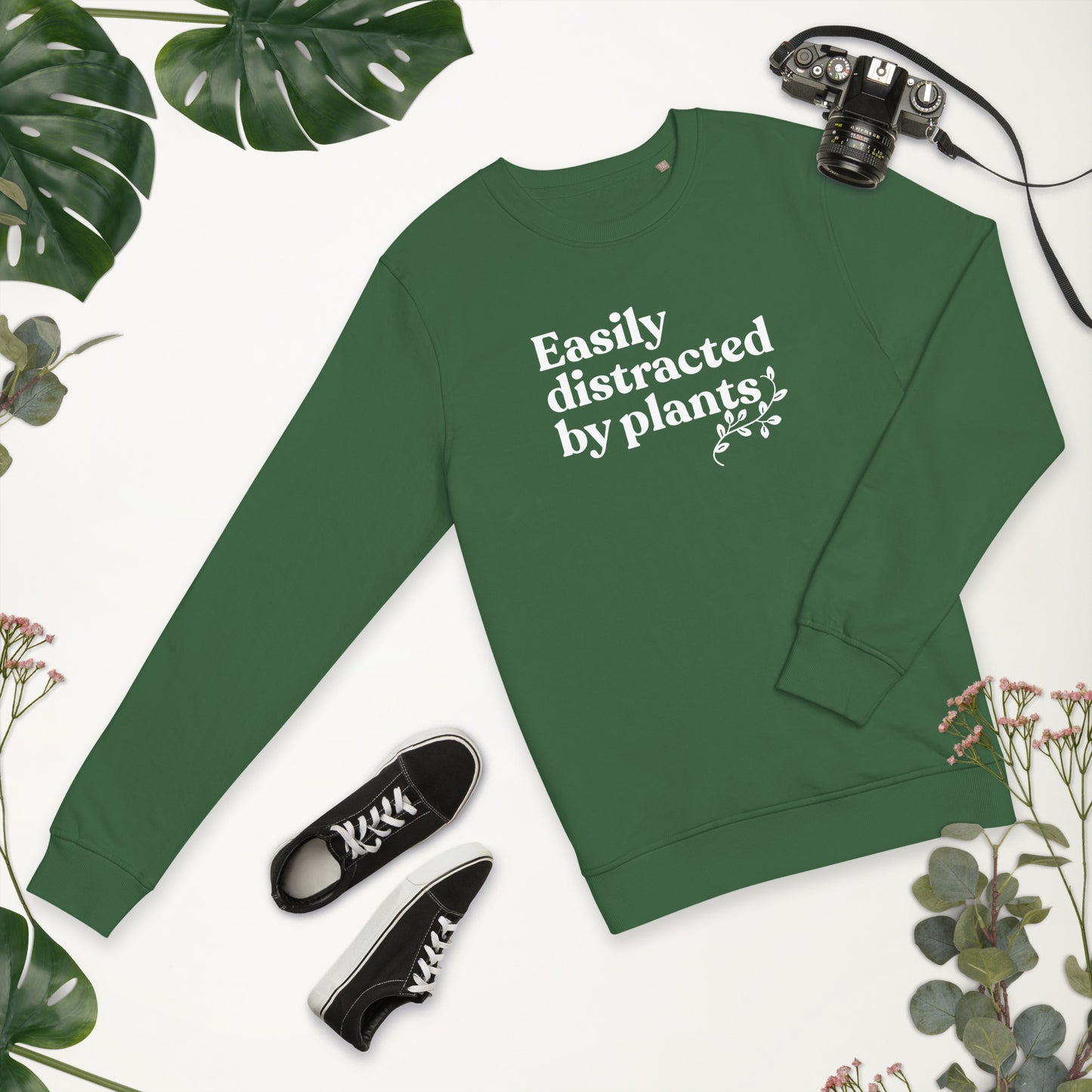 Easily distracted by plants - sweatshirt